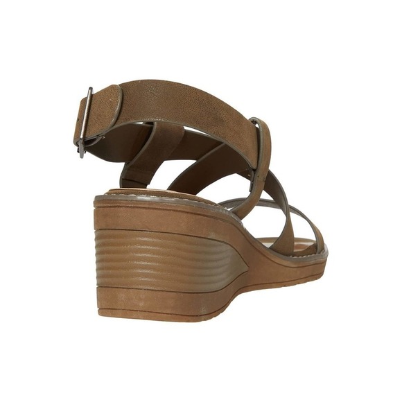 B-52 by Bullboxer Ivvy Sandals Adjustable Buckle Strap Olive Size 9 - Picture 6 of 12